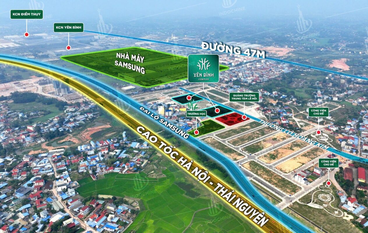 Liên kết vùng Dự án Yên Bình Comlex Thái Nguyên